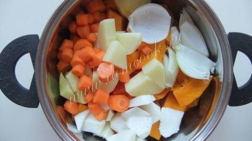 тыквенный суп-пюре с морковью