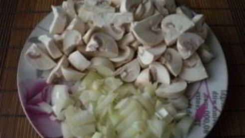 суп с грибами и вермишелью