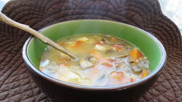 Рецепт Супа с курицей и грибами