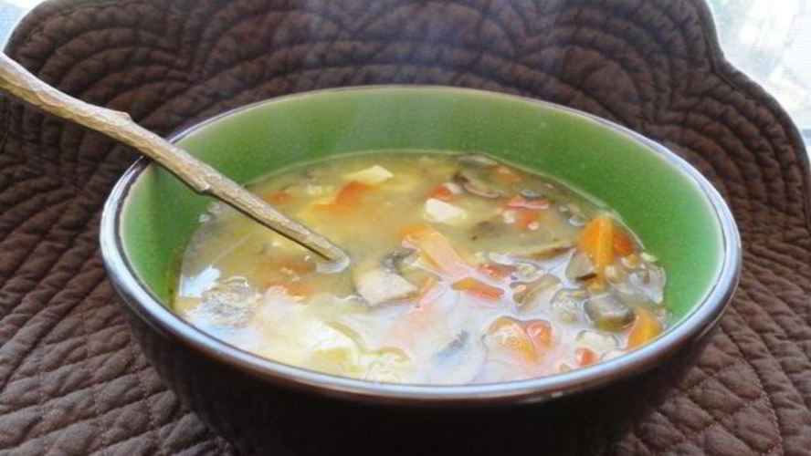 Рецепт супа с курицей и грибами