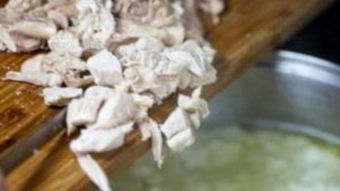 суп с курицей и грибами