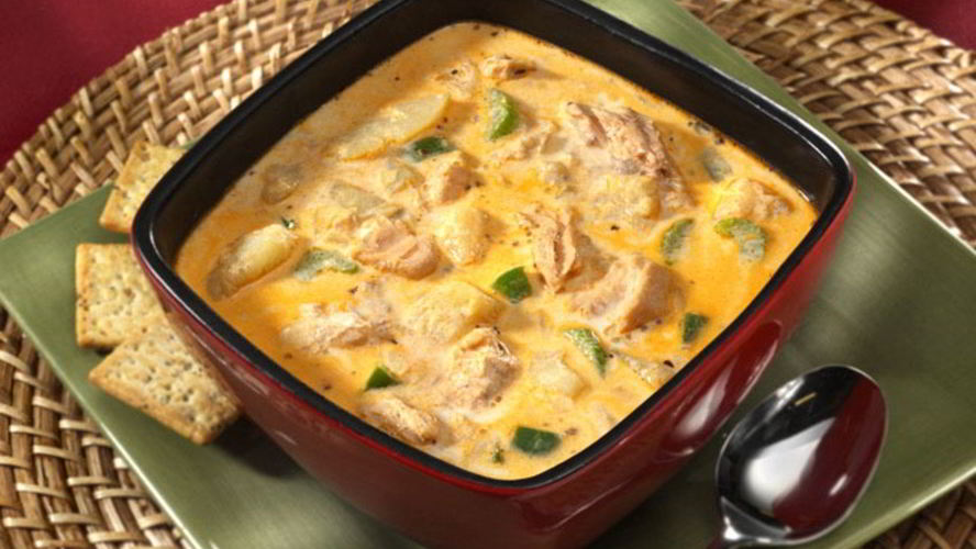 Рецепт супа с лососема