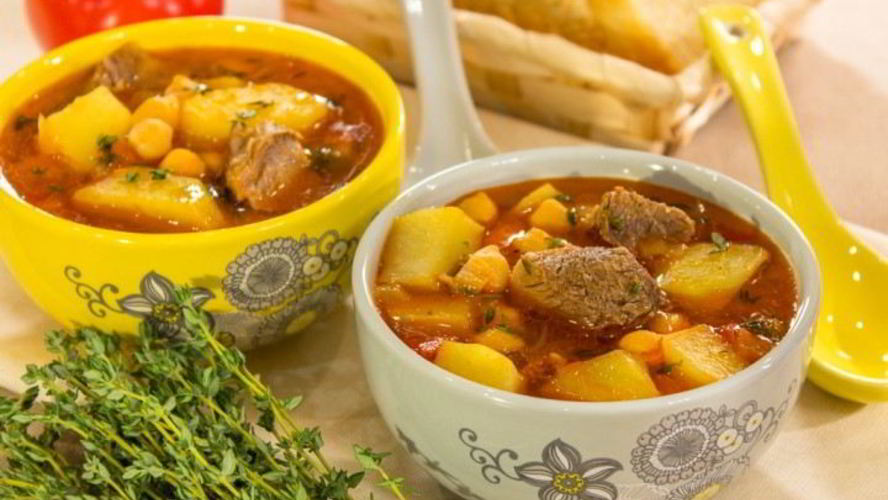 Рецепт супа с нутом и бараниной