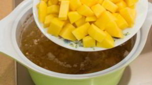 суп с нутом и бараниной