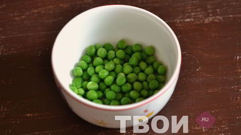 суп с зеленым горошком