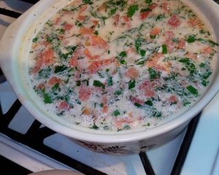 Суп Сливочная феерия с плавленными сырками