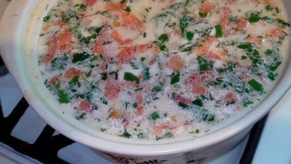 Рецепт Супа Сливочная феерия с плавленными сырками