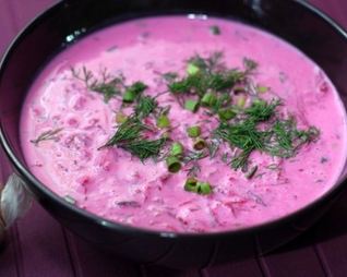 Свекольник на кефире