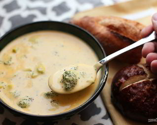 Диетический сырный суп с плавленым сыром