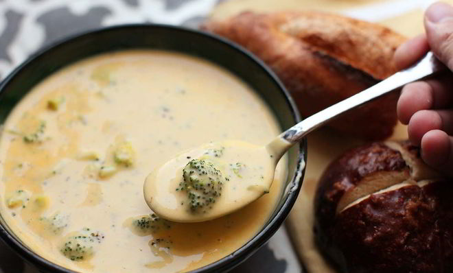 Диетический сырный суп с плавленым сыром