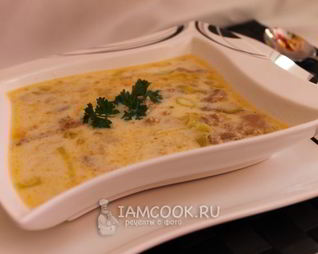 Немецкий сырный суп K sesuppe