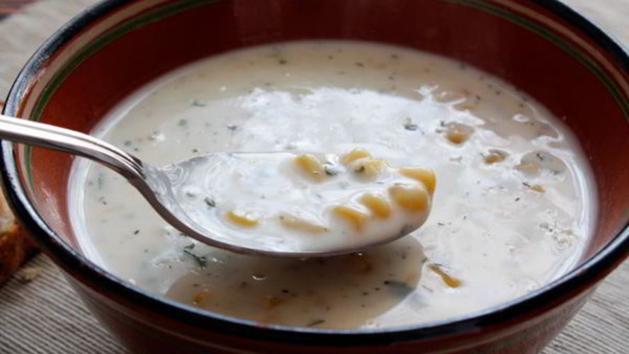 Рецепт сырно-кукурузного суп