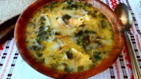 сырно-щавелевый суп