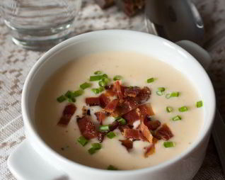 Сырный суп-пюре на пиве