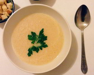 Сырный суп-пюре