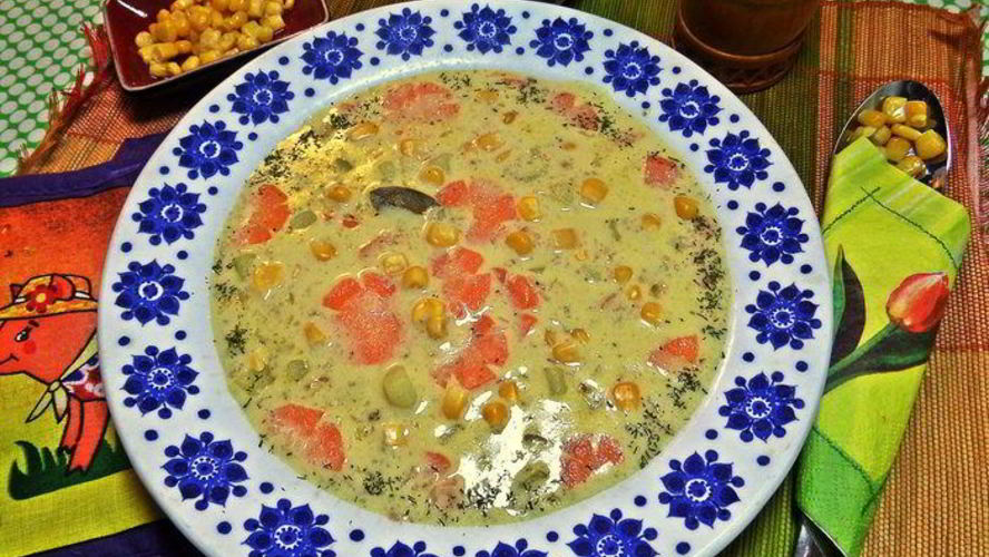 Рецепт сырного супа с гречневыми хлопьями