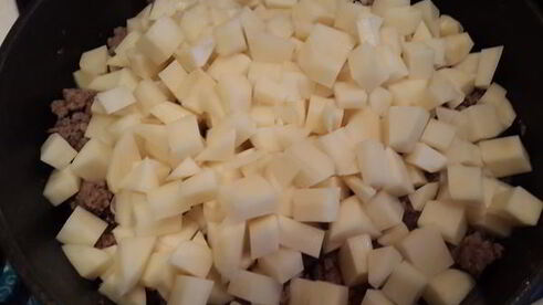 сырный суп с капустой и фаршем