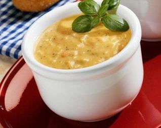 Сырный суп с креветками