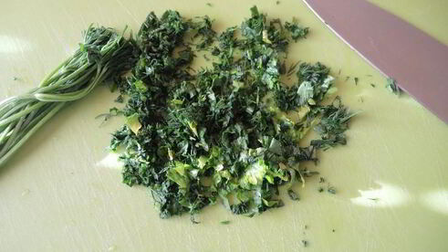 сырный суп с куриными фрикадельками