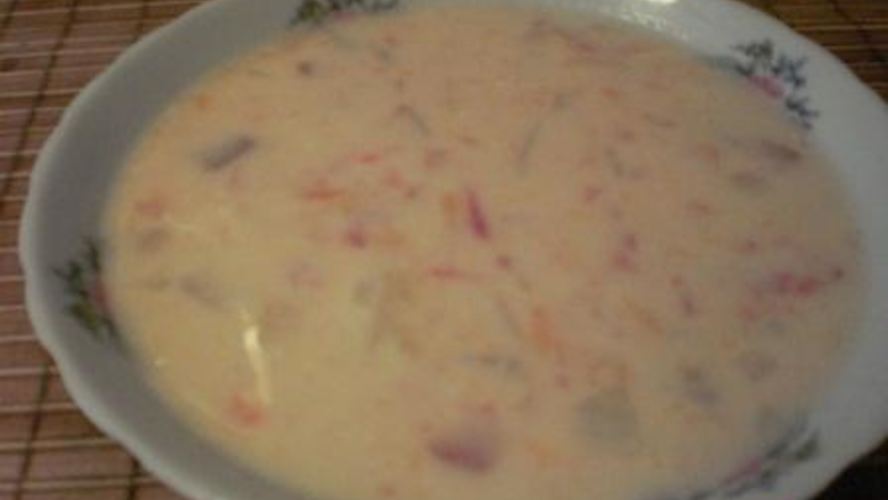 Рецепт сырного супа с курицей и помидорами