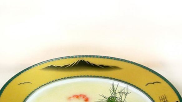 Рецепт Сырного супа с шафраном