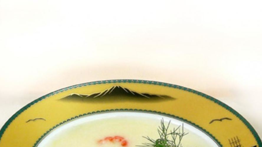 Рецепт сырного супа с шафраном