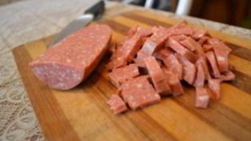 сырный суп с сосисками