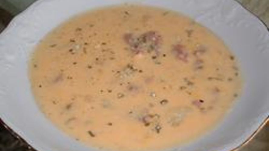 Рецепт сырного супа с ветчиной и картошкой