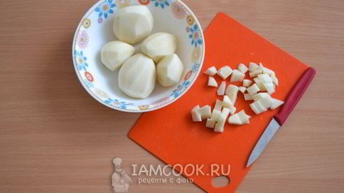 сырный суп с зеленым горошком