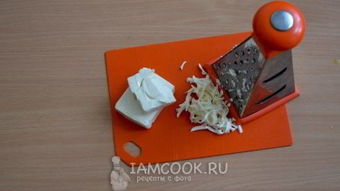 сырный суп с зеленым горошком