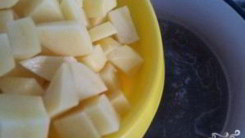 сырный суп со свининой