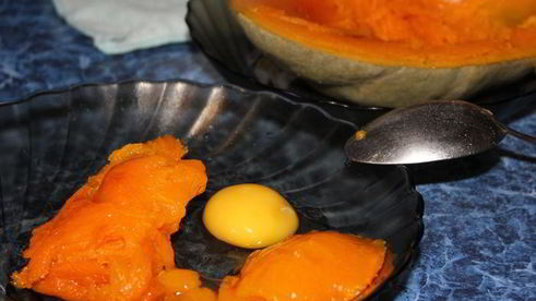 сырный супчик с тыквенными клецками