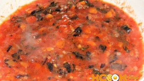 томатный суп с фрикадельками