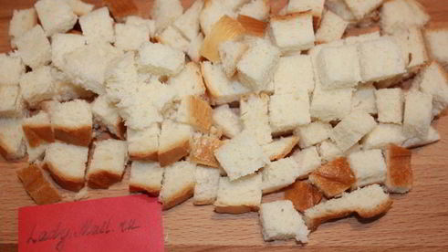 тыквенный крем-суп с сухариками