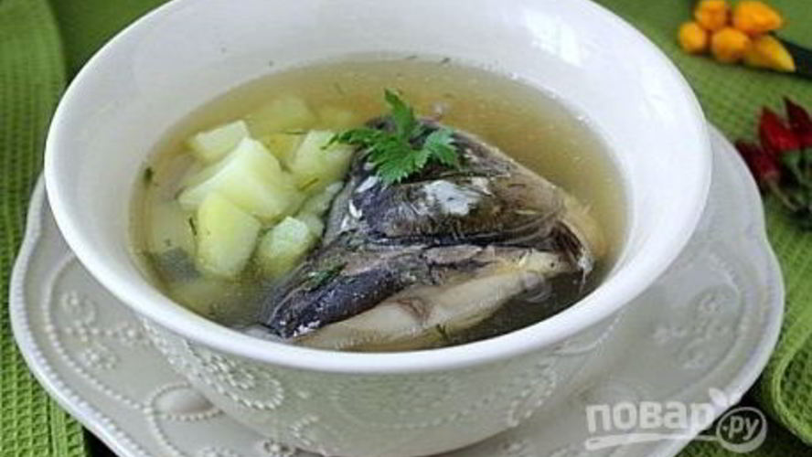 Рецепт ухи из головы карпа