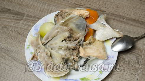 уха из головы семги