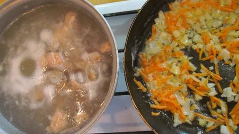 уха по-фински из форели со сливками