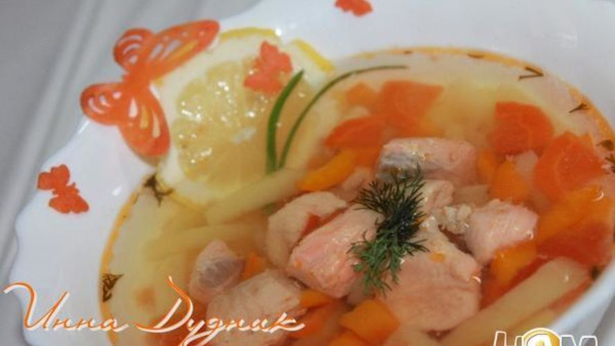 Рецепт ухи с форелью