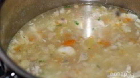 уха со взбитым яйцом