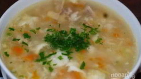 уха со взбитым яйцом