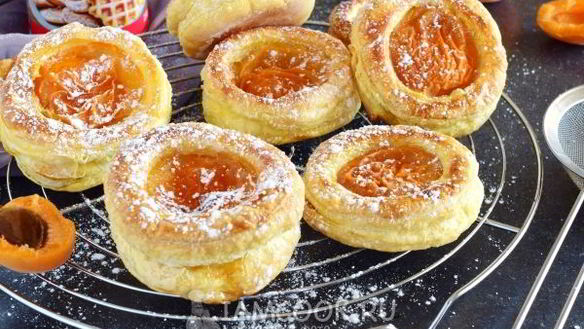 Рецепт Абрикосовых слоек