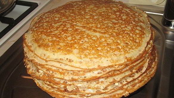 Рецепт Блинчиков на дрожжах