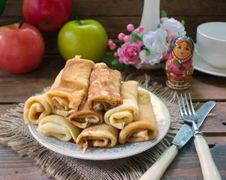 Блинчики на молоке тонкие