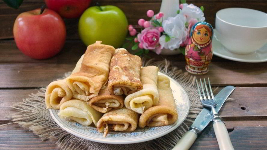 Рецепт блинчиков на молоке тонкие