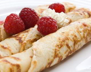 Блинчики на сливках