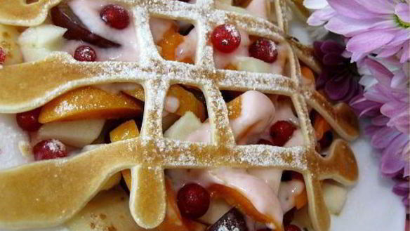 Рецепт Блинчиков с йогуртом