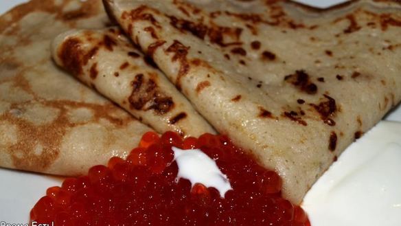 Рецепт Блинчиков с припеком и сыром