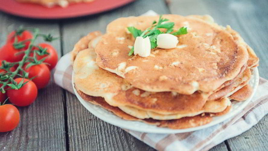 Рецепт блинчиков с припеком