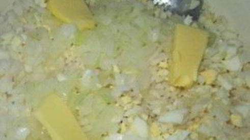 блинчики с рисом и яйцом