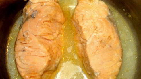 блинчики с семгой на закуску